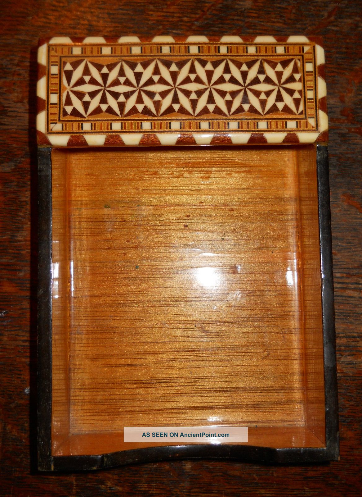 Marquetry Tray For Your Desk Top. . .  Holds Paper,  Pens. . . . Other photo