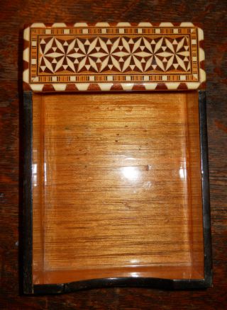 Marquetry Tray For Your Desk Top. . .  Holds Paper,  Pens. . . . photo