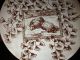 Antique Brown Transferware Bowl 5 
