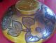 Haiti Wooden Antique Bowl.  Engraved Fish And Flowers Bowls photo 2