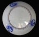 Signed Antique 19thc Chinese Export Blue & White Porcelain Platter Charger Nr Plates photo 7