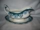 Antique Johnson Bros Gravy Boat And Underplate 