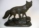 Early Large Carved Black Forest Wood Fox Statue Or Figure Carved Figures photo 2