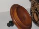 Decorative Handcarved Woodenware Pitcher - 5 Cups - Tray Home Accent Carved Flowers Other photo 6