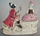 Porcelain Figurine - Carl Schneiders Erben - Man Serenades Lady/victorian/ C.  1962 Figurines photo 3