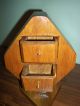 Wooden Octagonal Box With 2 Drawers Boxes photo 1