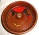 Rare Hp 60yr Occupied Japan Wood Nut Bowl & Mallet Cracker Wflower+butterfly Vgc Bowls photo 1