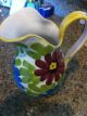 Antique Hand Painted Italian Vase Made In Italy Vases photo 1