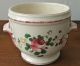 Vintage French Bowl Cache Pot Hand Painted Floral Design Colorful Charming Bowls photo 1