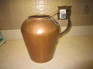 De Klerk Solid Copper Ovoid Vessel Jug photo