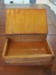 Antique/vintage Old Woodenware Hinged Box Boxes photo 1