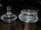 Vintage Cut Crystal Glass Covered Candy Dish Top Quality Dishes photo 1