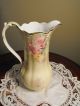 Antique Hand Painted Porcelain Pitcher By Welmar Of Germany Pitchers photo 1