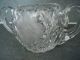 Crystal 2 Handle Dish Mint Decorative Collectible Vintage Christmas Gift Dishes photo 2