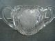 Crystal 2 Handle Dish Mint Decorative Collectible Vintage Christmas Gift Dishes photo 4