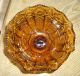Amber Glass Crystal ? Pedestal Bowl_brown Plate_compote_center Table_cristal Bowls photo 1
