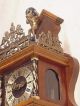 Old Figural Wuba Dutch Atlas Zaandam Wall Clock Two Brass Weights 8 Days Zaanse Clocks photo 7