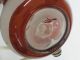 Antique Hand Blown Red Flashed Vase With Flowers Hand Blown Vases photo 1