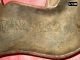 Antique 1880 ' S Solid Brass Saint Bernard Dog Doorstop - Registered No.  50426 Metalware photo 1