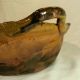 Antique C.  1830 Baumgardner Redware Lead Manganese Polychrome Slip Glaze Bowl Bowls photo 5