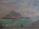 Antique Early C19thc Oil On Canvas Painting Scottish Castle On Island Other photo 9