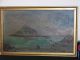 Antique Early C19thc Oil On Canvas Painting Scottish Castle On Island Other photo 10
