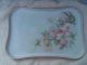 Vintage Porcelain Vanity Pin Tray Signed By Almeda Hoxsie ' 79 Platters & Trays photo 10