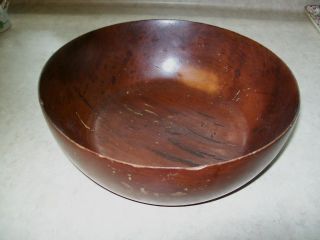 Vintage Wooden Bowl photo
