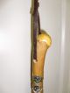 Huge Unique - Antique German Black Forest Walking Stick With 55 Badges Other photo 3