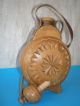 Souvenir Wooden Vessel / Bottle / Wine Or Brandy Decorated With Carved Ornaments Other photo 3