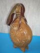 Souvenir Wooden Vessel / Bottle / Wine Or Brandy Decorated With Carved Ornaments Other photo 6