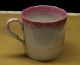 Vintage Small Childs China Cup W/pink Rim & Nursery Rhyme Person On Front Cups & Saucers photo 1