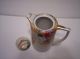 Vintage 1920s Noritake Chocolate Coffee Tea Pot Cup & Saucer Handpainted Roses Teapots & Tea Sets photo 4