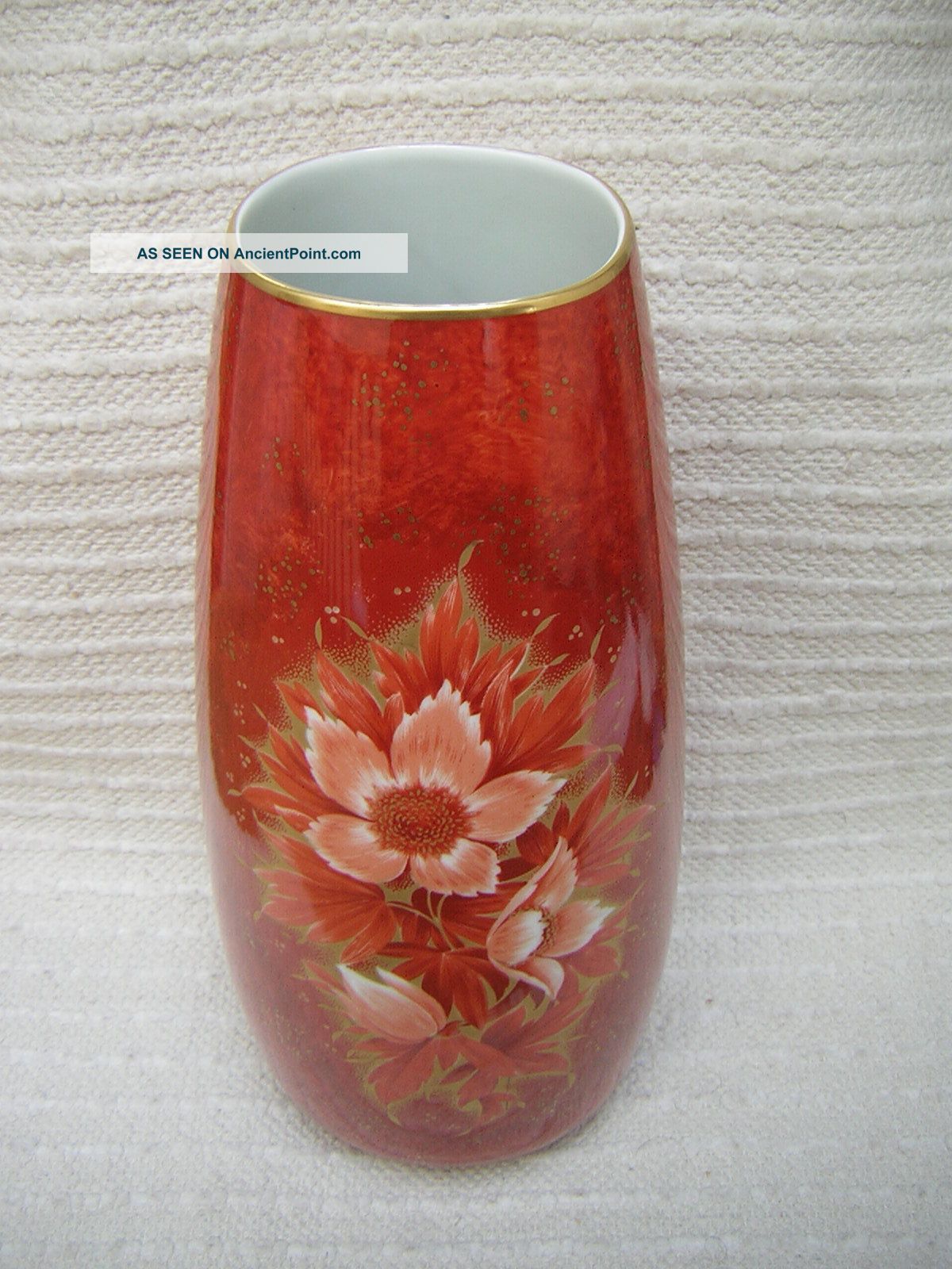 German Porcelain Vase Urn Jar Kaiser Height 15 Inches Perfect Condition Vases photo