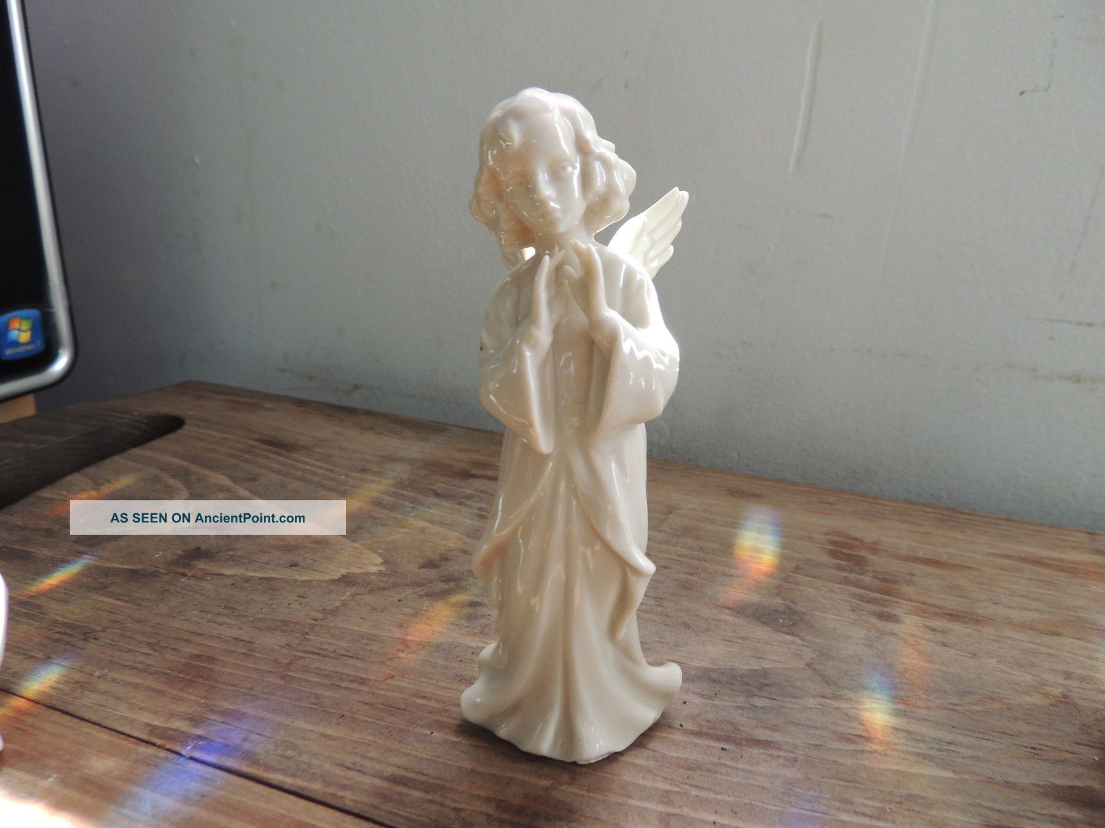 Vintage Porcelain Angel Crown Mark Figurines photo