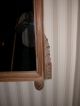 Louis Xvi Style Pine Mirror With White - Wash Finish W/ Carved Fruit Basket Mirrors photo 5