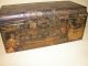 Antique Decoupage Lidded Box Boxes photo 10