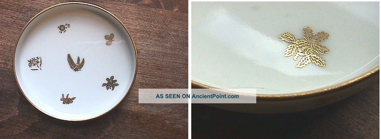 Dore A Sevres Gold 48 Pin Tray ?? Elegant Ferns & Insects Manufacture Nationale Other photo