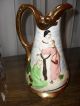 Hand Painted,  Lots Of Gold Victorian Pitcher Pitchers photo 1
