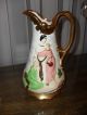 Hand Painted,  Lots Of Gold Victorian Pitcher Pitchers photo 2