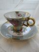 Royal Halsey Antique Gilded Demitasse Cup And Saucer Cups & Saucers photo 9