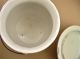 Antique White Ironstone Chamber Pail Slop Waste Bucket Lid Pot Potty Victorian Chamber Pots photo 4