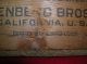 Antique Wood 15x10x7,  Magnolia Apricot Advertising Fruit Crate California Box Boxes photo 1
