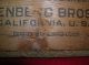 Antique Wood 15x10x7,  Magnolia Apricot Advertising Fruit Crate California Box Boxes photo 1