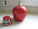 Antique Ceramic Liquor Jug W/ Ceramic Cup “head” Jugs photo 1