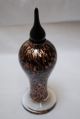 Black Amethyst Spangle Art Glass Perfume Bottle,  Never Perfume Bottles photo 1