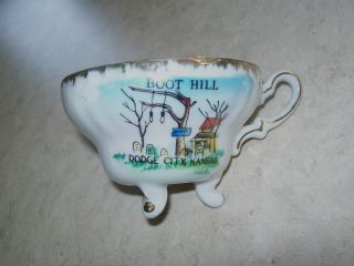 Vintage,  Souvenir Tea Cup From Boot Hill,  Dodge City Kansas photo