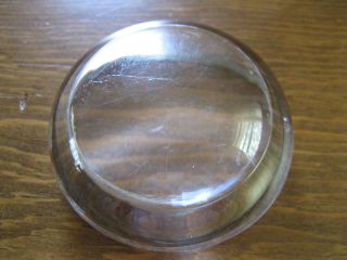 Clear Glass Antique Round Paperweight photo