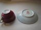 Antique Porcelain Cup And Saucer,  Rose And White Cups & Saucers photo 1