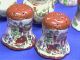14 Antique Oriental Theme Porcelain Salt And Pepper Shakers - 7 Pairs - Japan Salt & Pepper Shakers photo 1